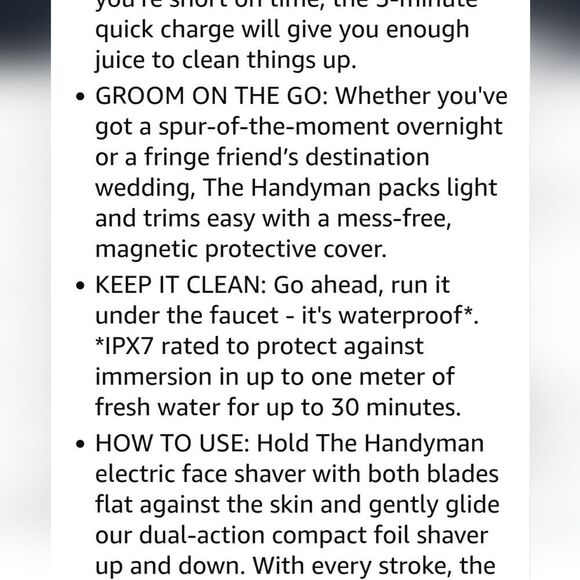 Manscaped The Handyman Compact Face Shaver - Picture 11 of 13